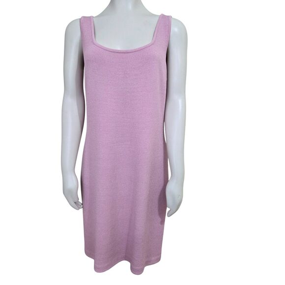 St. John Dresses & Skirts - St. John Collection Wool Blend Santana Knit Pink Sheath Dress Size 8 Sleeveless